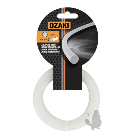 Hilo de nailon 1,60 mm donut 15 m OZAKI Cutting™ redondo